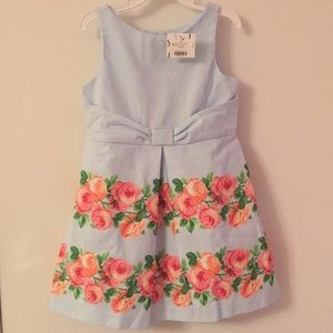Janie & Jack Girls Floral Dress 👗 5  🌺
